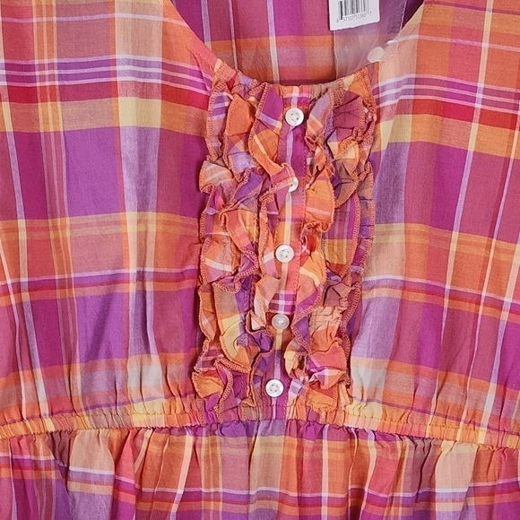 Motherhood Maternity shirt sz XL Plaid New - Picture 3 of 9